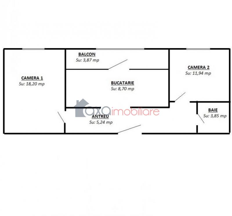 Apartament 2 camere de vanzare in Cluj-Napoca, cartier Marasti