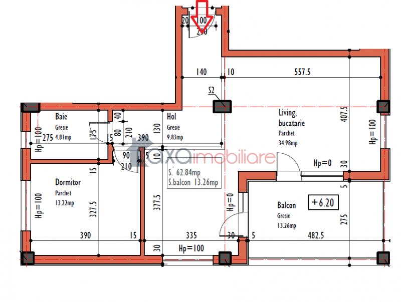 Apartment 2 rooms for sell in Cluj-napoca, ward Marasti