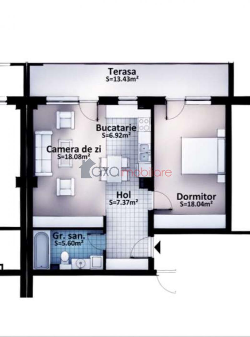 Apartament 2 camere de vanzare in Cluj-Napoca, cartier Europa