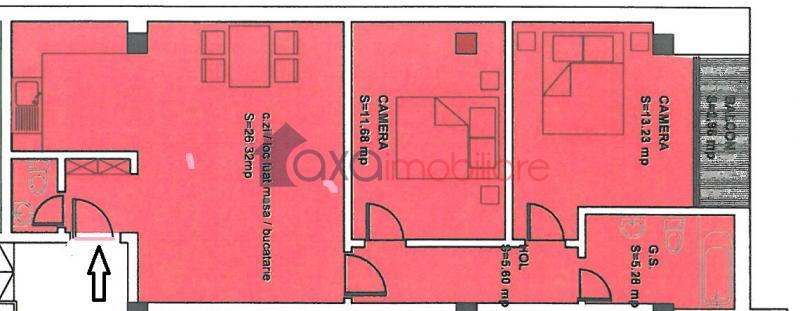 Apartament 3 camere de vanzare in Cluj-Napoca, cartier Centru